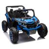 24V 2-in-1 Ride On Car for Kids w/Parent Remote Control,3 Speed Adjustable,2 Seater Electric Car Trunk Ride on Toys Car for 3+ Years,Power Wheels,Music,Bluetooth,LED, Gift for Boys & Girls (Blue) view 3