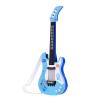 Badafaci Interactive Electric Guitar Toy for Kids with Rhythm Lights, ABS Plastic Musical Instrument with Sound Simulated for Educational Play Pink (Blue) view 2