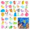 100pcs Mini Resin Animals Figures, Mini Glow in The Dark Cute Animal Resin Models, Mystery Resins Animals Blind Bag, Design Animal Miniatures for Outdoor Decor Dollhouse Fairy Garden Accessories view 1