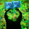 100pcs Mini Resin Animals Figures, Mini Glow in The Dark Cute Animal Resin Models, Mystery Resins Animals Blind Bag, Design Animal Miniatures for Outdoor Decor Dollhouse Fairy Garden Accessories view 3