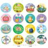 1000 PCS Easter Stickers Happy Easeter Bunny Egg Sticker Roll 1 Inch 16 Designs Rabbit Self-Adhesive Decorative Label for Gift Packing, Craft Cards Candy Bags Envelope Seals, Party (Bunny/Egg) view 2
