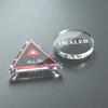 [Set of 4] Dealer Button, Ceramic Big Blind and Small Blind, Poker Crystal ALL IN Buttons (Position Markers)Poker Chips for Texas Holdem Poker Night | Professional Dealer Button & Poker Accessories view 4