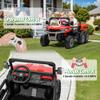 24V Ride on Dump Truck, XL 2 Seater Ride on Cars with Remote Control, 4x200W Powerful Motors, 6-Wheel Suspensions, Electric Dump Bed, Shovel, Kids UTV for Boy Girl view 3