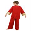 Freebily Kids Boys Worship Praise Dance Outfit Metallic Long Sleeve Pullover Top with Liturgical Wide Leg Pants Red 10 Years view 4