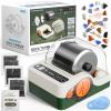 Flooyes Ultra Quiet Rock Tumbler Kit, Rock Polisher with Noise Reduction Cover for Kids, Adults & Rock Collector, 3-Speed Motor & 9-Day Timer, Great STEM Science Kit Gift for Age 8+, Boys Girls Toys view 1