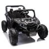 24V 2-in-1 Ride On Car for Kids w/Parent Remote Control,3 Speed Adjustable,2 Seater Electric Car Trunk Ride on Toys Car for 3+ Years,Power Wheels,Music,Bluetooth,LED, Gift for Boys & Girls (Black) view 3