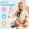 2 Pack Baby Teething Toys for 3-6 6-18 Months, Silicone Phone & TV Remote Control Shape Teether Toys, Teething Relief Sensory Chew Toys, Baby Shower Gifts for Infant Boys Girls 6-12 Months view 2