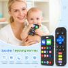 2 Pack Baby Teething Toys for 3-6 6-18 Months, Silicone Phone & TV Remote Control Shape Teether Toys, Teething Relief Sensory Chew Toys, Baby Shower Gifts for Infant Boys Girls 6-12 Months view 3