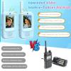 ZealSound Video Walkie Talkies for Age 3-12 Boys, 2 Pack Walkie Talkies with Screen, Voice Effects, Indoor Outdoor Toys for Family Games, Camping, Hiking, Christmas Birthday Gifts (Blue) view 2