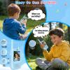 ZealSound Video Walkie Talkies for Age 3-12 Boys, 2 Pack Walkie Talkies with Screen, Voice Effects, Indoor Outdoor Toys for Family Games, Camping, Hiking, Christmas Birthday Gifts (Blue) view 3