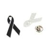 Easy Attaches Alloy Ribbon Brooch for Crafting and Costumes Designs Black Ribbon Brooch Pin view 4