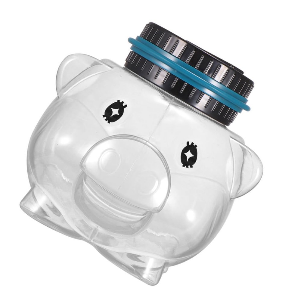 Abaodam Digital Counting Money Jar Piggy Bank for and Adults Cartoon Coin Saving Box with LCD Counter Suitable for Home and Travel Savings