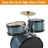 Beginner-Friendly 5-Piece Electronic Drum Set for Kids Includes Cymbal, Tom, Bass Drum, Pedal, Drumsticks & Throne Stool Ideal Musical Instrument for Boys & Girls, Perfect for Learning & Practice view 3