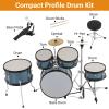 Beginner-Friendly 5-Piece Electronic Drum Set for Kids Includes Cymbal, Tom, Bass Drum, Pedal, Drumsticks & Throne Stool Ideal Musical Instrument for Boys & Girls, Perfect for Learning & Practice view 4