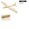AEORCACC 1600mm(63 inches) Wingspan RC Glider Sunbird Balsa Wood DIY Assembly Aircraft,Outdoor Wooden RC Airplane Balsa RC Plane Kit F16 view 2