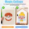 2026 Upgraded Magnetic Puzzle Learning Building Block Toys, Double Side Magnetic Dress Up Puzzle, Portable Magnetic Face Puzzle with Write Board, Enhances Creativity and Learning (Transportation) view 4