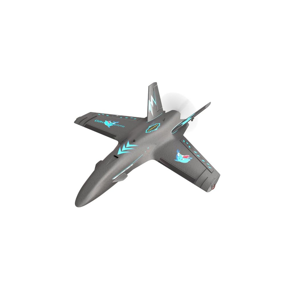 CYSJLJN Dolphin Pro FPV RC Airplane, EPP Remote Control Airplane Fixed-Wing Aircraft DIY Throw-Launch Quick-Assembly EPP RC Plane with Lights, Birthday Gift for Adults -RTH/KIT