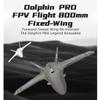 CYSJLJN Dolphin Pro FPV RC Airplane, EPP Remote Control Airplane Fixed-Wing Aircraft DIY Throw-Launch Quick-Assembly EPP RC Plane with Lights, Birthday Gift for Adults -RTH/KIT view 2
