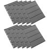 Vaguelly 10 Sheets Double-Sided PVC Stamp Collection Pages Loose-Leaf Stamp Holder for Collectors Black Background Storage Album Suitable for Collecting Supplies view 1