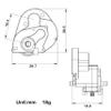 MEUS Racing SCX24 Brushless Transmission Aluminum Complete Gearbox for 1/24 Axial SCX24 RC Crawler (Silver) view 2
