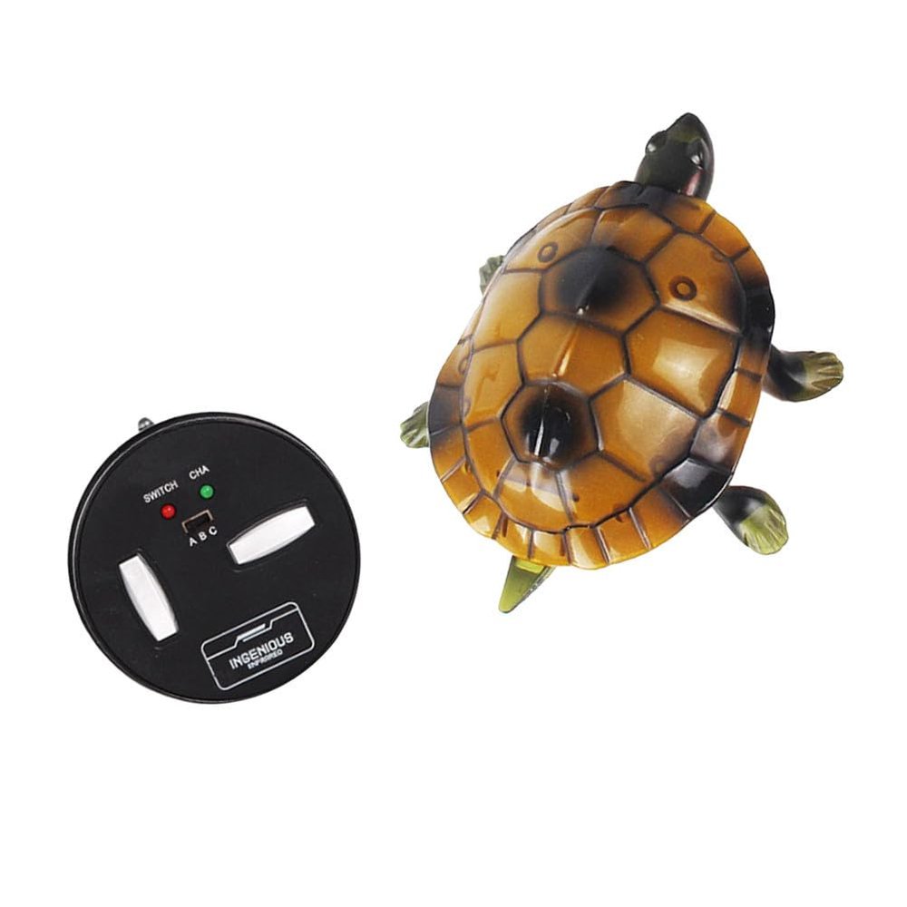 LIOOBO Interactive Electric Turtle Toy: Early Learning and Imaginative Play Realistic Remote Control Turtle - Smooth Movement for Kids Fun & Cognitive Development