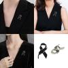 Stylish Alloy Ribbon Brooch for Clothing Accessories Customes Embellishment Sewing Accessories view 2