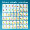 Vinciph 2 Set Interactive Color Stacking Cup Game Set - Mental Training & Competitive Family Activity with 12 Cups, 54 Challenge Cards & Buzzer (Family Edition C) view 4