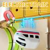2 Pcs Replacement Magnetic Electric Train Cars,USB Rechargeable Add-On Accessory for Magnetic Electric Train Set Tracks, Tracks & Cable Not Included,Expansion Pack for More Fun view 4