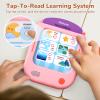 JoyCat Bilingual Kids Learning Tablet, English & Spanish Talking Flash Cards with 106 Pages, 20 Interactive Games, Montessori Learning Toy for Alphabet, Words, Numbers & Songs, Gift for Toddlers 2-6 view 2