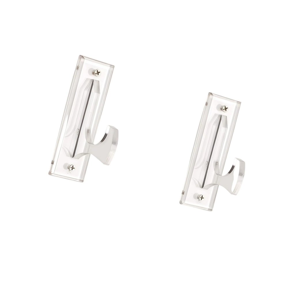 WEISUYUUS Pack of 2 Clear Acrylic Wall Mounts Light Sabers Shelf for Light Sabers Display and Home Decors Storage