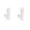 WEISUYUUS Pack of 2 Clear Acrylic Wall Mounts Light Sabers Shelf for Light Sabers Display and Home Decors Storage view 2