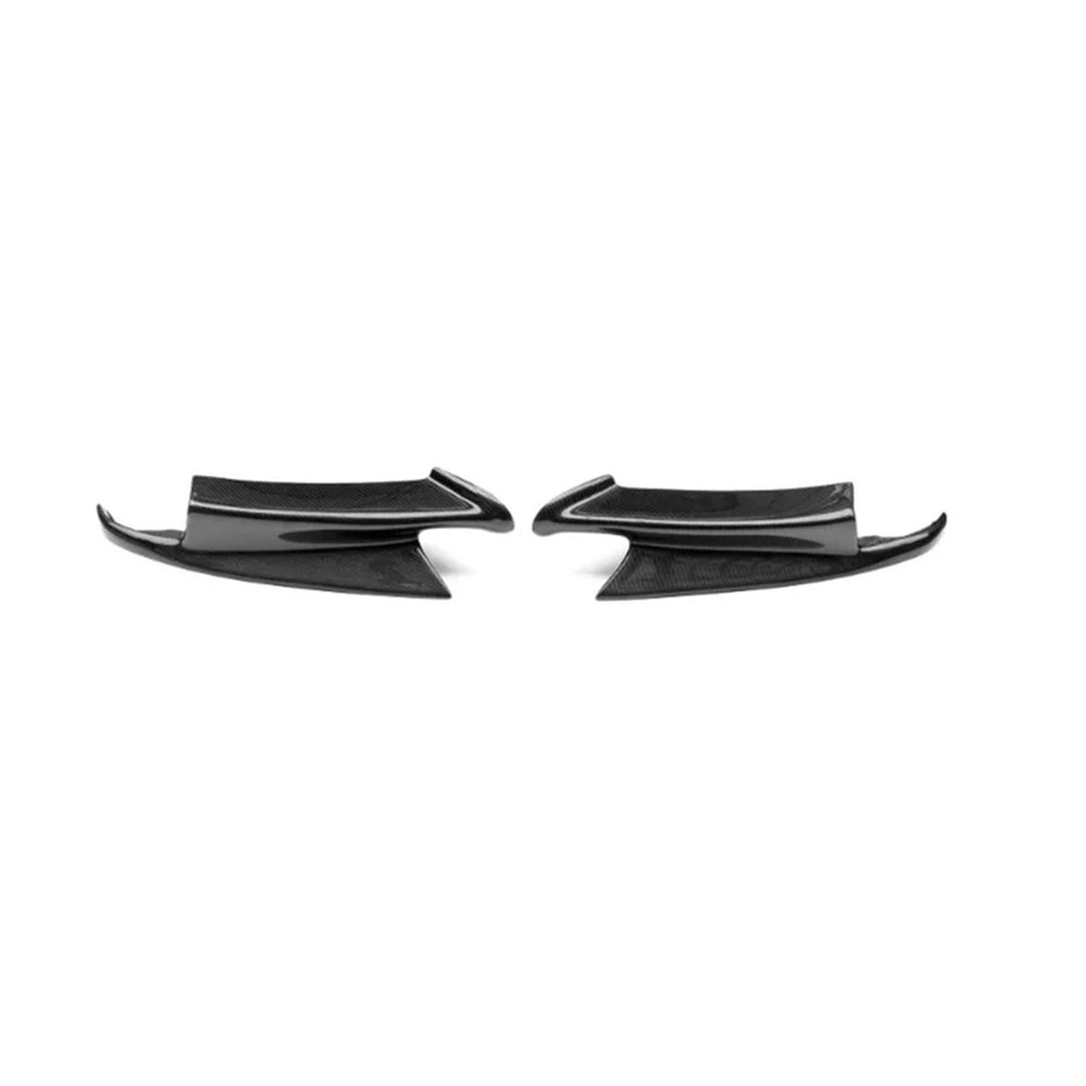 2PCS Carbon Fiber Front Bumper Lip Splitter Spoiler Flap Cupwings Compatible with B MW 08-12 E92 E93 M3 M-sport