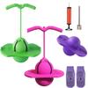 2026 New Balance Jumping Ball, Crazy Jumper Jump Ball for Kids & Adults -Balance Board with Handle, Jumping Hopping Ball Pogo Ball, Anti-Slip Bounce Board for Indoor Outdoor Use (2Pcs-F) view 1