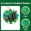 2Pcs Soldering Practice Kit, CD4017 NE555 DIY Lucky Wheel LED Circuit Board Project with Electronic Training Components, Fun STEM Solder Hobby Kit for Beginners and Entry-Level Makers view 3