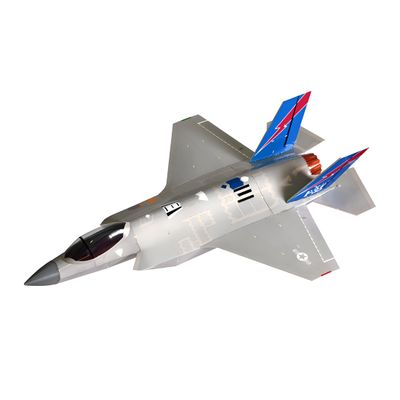CYSJLJN F-35A RC Airplane, EPP Remote Control Airplane 388mm Wingspan Single 30mm Ducted Fan Fixed-Wing Aircraft DIY Assembly Military RC Plane, Gift for Beginners Adults -PNP/KIT
