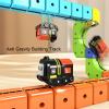 ASHATA Electric Train Set, DIY Magnetic 3D Flexible Race Track Train Set Anti Gravity Building Track view 2