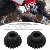 25DP 1.0M 8mm RC Motor Pinion Gear Set, 21T 22T Chrome Molybdenum Steel Motor Gears, Heat Treated Gears for 1/5 1/6 1/7 RC Model Car, Low Noise Durable Replacement view 2