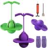 2026 New Balance Jumping Ball, Crazy Jumper Jump Ball for Kids & Adults -Balance Board with Handle, Jumping Hopping Ball Pogo Ball, Anti-Slip Bounce Board for Indoor Outdoor Use (2Pcs-D) view 1