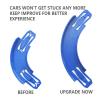 4 Pack Racetrack Connectors Compatible with Hot Whe-els- Vehicle Racetrack Building Parts | Racing Car 90 Degree Turn Curved Track PiecesFor Entertainment, Playing, Children's Day, Holiday - 20x4cm view 4