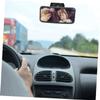 Abaodam Car Rearview Mirror with Adjustable 360 Rotation Suction Cup, Universal Auto Interior Mirror for Safety and Rear-Facing Seats view 4