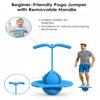 Balance Jumping Ball, 2026 Balance Pogo Ball, Pogo Jumper with Handle and Ball Pump, High Jump Toy Bounce Jump Trick Board Pogo Bouncing Ball Safe and Fun Pogo Stick for Adults (Green) view 4