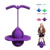 Balance Jumping Ball, 2026 Balance Pogo Ball, Pogo Jumper with Handle and Ball Pump, High Jump Toy Bounce Jump Trick Board Pogo Bouncing Ball Safe and Fun Pogo Stick for Adults (Purple) view 1