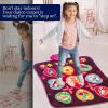ZAICOLER Dance Mat Toy, 9 Key Wireless Dance Pad Anti Slip Music Game Mat for Kids Adults, with Foldable Design for Indoor Outdoor Use, 40.55x34.65in (Pink) view 3