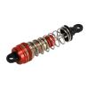 2 Pcs 76mm RC Car Hydraulic Shock Absorber, Aluminum Alloy Oil Shock Damper for SCY 16101 16102 16103 16201 1/16 RC Car, Smooth Riding with Adjustable Preload and Durable Construct (Red) view 2