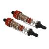 2 Pcs 76mm RC Car Hydraulic Shock Absorber, Aluminum Alloy Oil Shock Damper for SCY 16101 16102 16103 16201 1/16 RC Car, Smooth Riding with Adjustable Preload and Durable Construct (Red) view 4