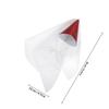 Beaupretty Decorative Sequins Tulle Birthday Party Cone Hat for, Red One Size, Photo Prop and Party Supplies Headwear view 2