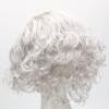 Abaodam White Curly Bald Wig Cosplay Costume Wig for Men Halloween Party Dress-Up Accessory Humorous Elderly Character Prop view 4