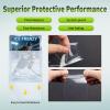 2400 Counts Card Sleeves for Trading Cards, Soft Penny Sleeves Clear Baseball Card Protector Sleeve Perfect fit MTG, TCG, Baseball, Football, Game, Sports Cards view 4