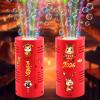 Hamosky LED Bubble Machine for Chinese New Year 2026, Automatic Bubble Machine Red Horse Theme, 18cm Automatic Bubble Maker with Lights, Sound Effects, Rechargeable Party Decorations view 3