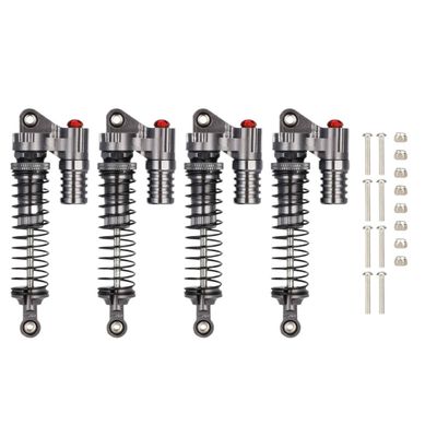 4Pcs Aluminum Shock Absorber Oil Damper 93mm Compatible With 1/10 RC Crawler 90046 CC01 Upgrade Parts